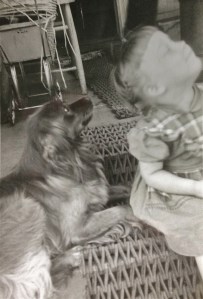 A Young Me & My Dog Pal